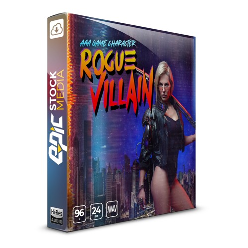 Epic Stock Media AAA Game Character Female Rogue Villain WAV