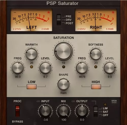 PSPaudioware PSP Saturator v1.1.0 VST VST3 AAX [WIN]