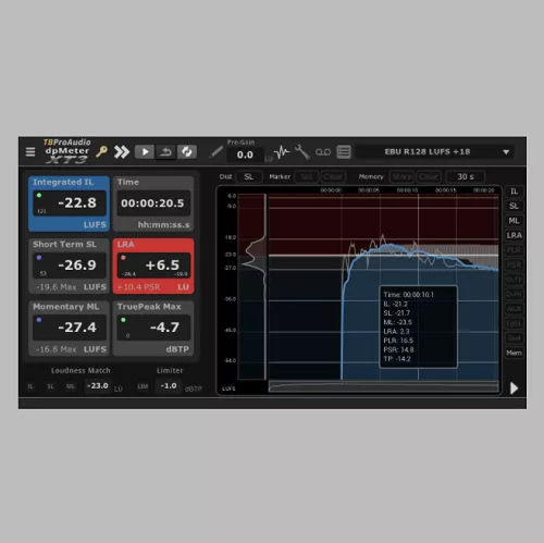 TBProAudio dpMeterXT3 v3.0.10 VST VST3 AU AAX