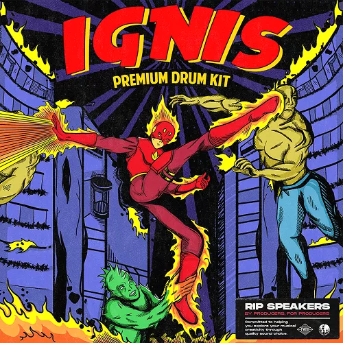 Rip Speakers Ignis Hard Trap Hip Hop Drum Kit WAV