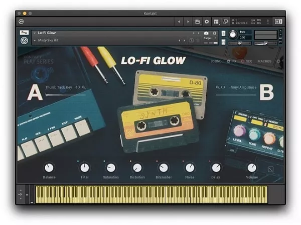 NI LO-FI GLOW v1.1.1 KONTAKT