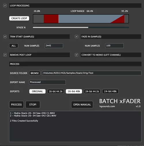 Homegrown Sounds Batch xFader 