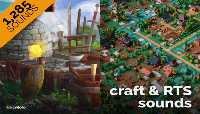 GameDev Market Craft & RTS Sounds Pack WAV