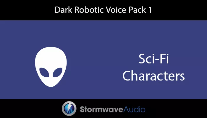 GameDev Market Dark Robotic Voice Pack 1 WAV