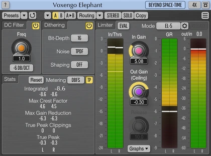 Voxengo Elephant Mastering Limiter 