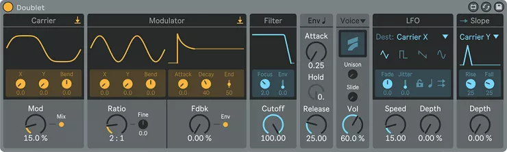 Fors Doublet Ambidextrous Synthesizer [ALP]