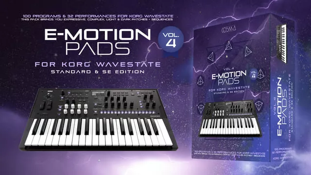 co5ma Korg Wavestate Sound Bank e-Motion Pads Vol.4