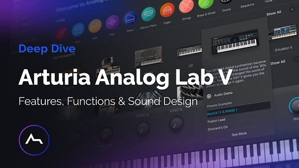 ADSR Courses Arturia Analog Lab V – Features, Functions & Sound Design TUTORIAL