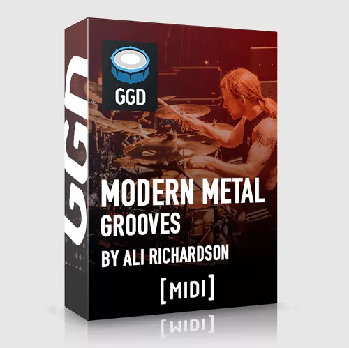 GetGood Drums Modern Metal by Ali Richardson (MIDI Pack)