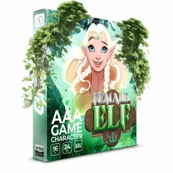 Epic Stock Media AAA Game Character Female Elf WAV