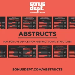 Sonus Dept. Abstructs (Max for live) [AMXD]