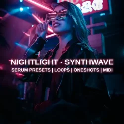 Glitchedtones Nightlight Synthwave [WAV MIDI FXP]