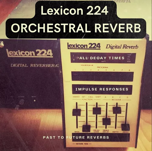 PastToFutureReverbs Lexicon 224 Orchestral Reverb IRS All Decay Times! Impulse Responses (IRs) [WAV]