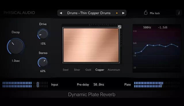 Physical Audio Dynamic Plate Reverb v3.1.7 [WIN]