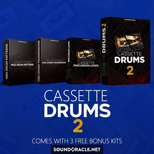 SoundOracle Sound Kits Cassette Drums 2 + Bonuses WAV MIDI