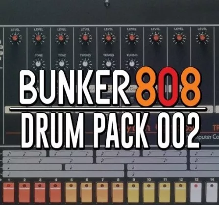 Bunker 808 Drum Pack 002 WAV