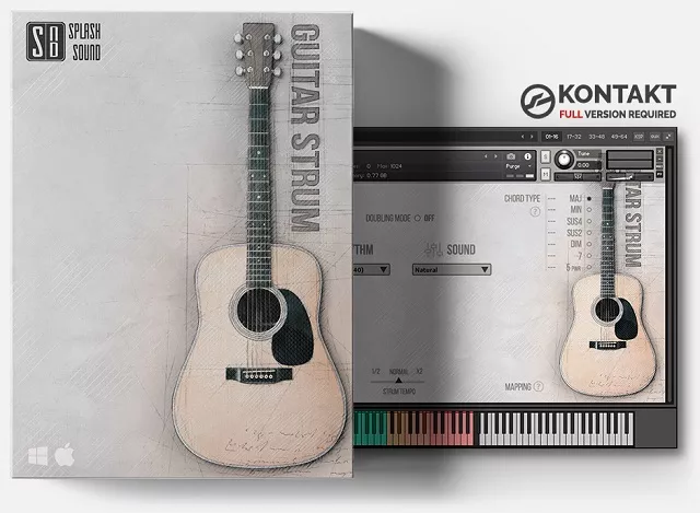 Splash Sound Guitar Strum [KONTAKT]