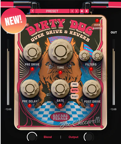 Safari Pedals Dirty Dog Reverb ]