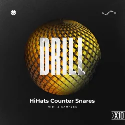 X10 Drill Hi-Hats & Counter Snares [WAV MIDI]