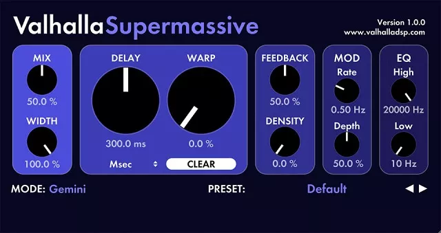 Embrays Designs 50+ Presets Valhalla Supermassive