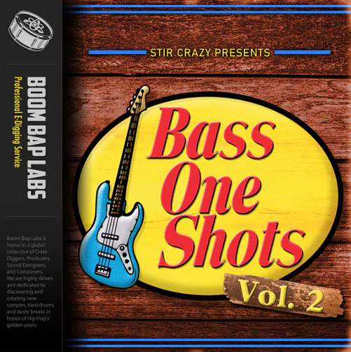 Boom Bap Labs Stir Crazy Bass One Shots Vol.2 WAV