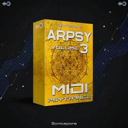Sonicspore ARPSY 3 (Psytrance Arpeggios) [MIDI]