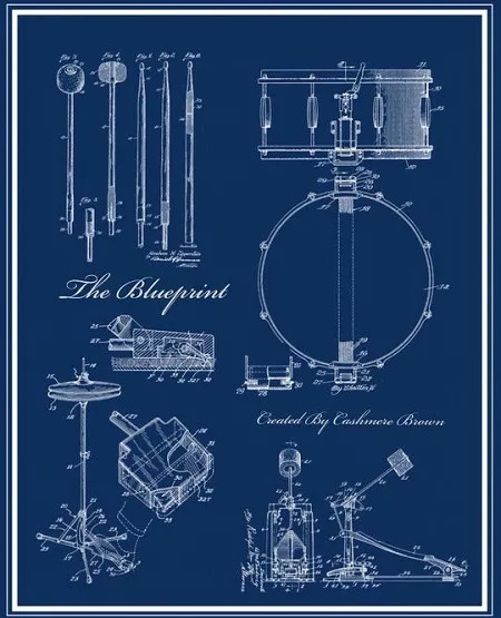 Cashmere Brown Blueprint Drum Kit Vol.1 WAV